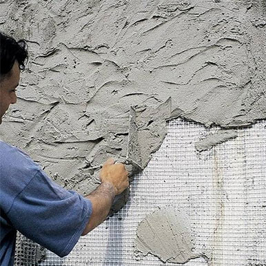 interior and exterior wall insulation crack resistant fiberglass mesh